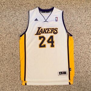 Adidas Lakers Kobe 24 “Sunday White” Jersey, gently used